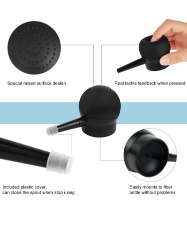 Spout Hair: Instant Hair Sealing & Volume Powder for Men & Women - Invisible Hair Loss Solution (Black Set) - Buy Online on GoSupps.com