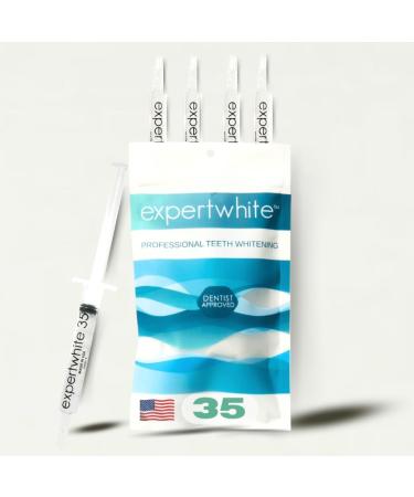 QuickGlo Rapid 35% Carbamide Peroxide Teeth Whitening Gel - Dentist Grade Refill Syringes (4x3cc) for Fast White Teeth - Made in USA - Buy Online on GoSupps.com