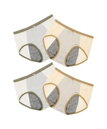 Menstrual Period Sorts 4PCS- Women's Period Underwaist The Moisture Pants in Household Moisture