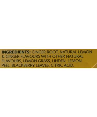 Twinings of London Lemon & Ginger Herbal Tea Bags - 25 Count (Pack of 1) - Buy Online on GoSupps.com