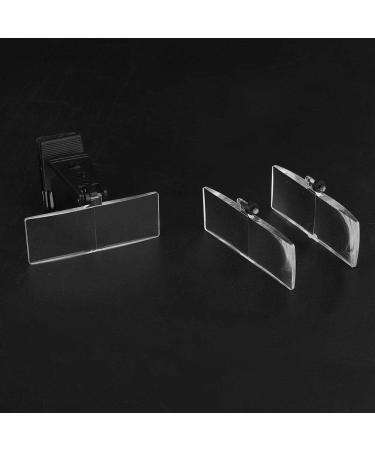 Attachment Magnifier Glasses Type Magnifying Glass Plastic Housing Clip-On Magnifying Glass 1.5 x 2.5 x 3.5 x Interchangeable Magnifying Glasses Small Gift - Buy Online on GoSupps.com