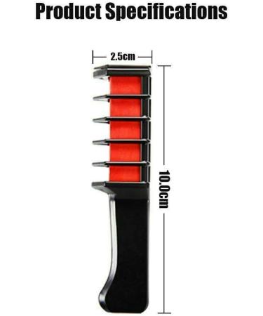 REMOVABLE FASHION HAIR CHALK COMB FOR INSTANT HAIR FLAIR NORMAL AND MATTE COLOURS (NORMAL) NORMAL 1 count (Pack of 6) - Buy Online on GoSupps.com
