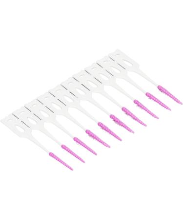 TeamSky 200pcs Interdental Brush Set - Soft Silicone Toothpick Cleaner & Dental Floss Toothpicks for Optimal Oral Care (Purple) - International Shipping Available - Buy Online on GoSupps.com