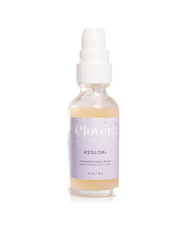 Clover H2Glow+ Hydrating Antioxidant Serum | Deep Moisturizing Anti-Aging Facial Serum | Hydrate Layers of Dry Skin Plump and Smooth Fine Lines | Cruelty-Free & Vegan - 30ml