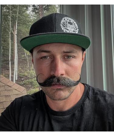 Black Magic Sudden Death Mustache Wax - Strong Hold, Hide Grey Hair, 1 oz Tin, Unscented - Buy Online on GoSupps.com