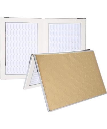 160 Slot Nail Polish Colour Cards Nail Polish Display Book Nail Art Display Stand for Nail Storage(Gold) - Buy Online on GoSupps.com