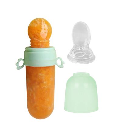 Baby Fruit Feeder - Soft Silicone Snack Pacifier & Massage Toy for Toddlers | Safe Easy to Use Green Design - Buy Online on GoSupps.com
