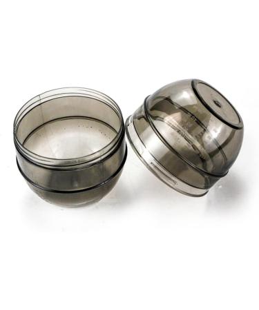 SOLUSTRE Hair Dyeing Shaker Bowl with Measuring Scale - Salon Tint Bowl for Hairdresser and Barber - Grey - Buy Online on GoSupps.com