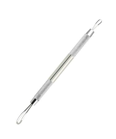 Professional Blackheads Whiteheads Remover Extractor Facial Tool -Flat and Round Wired Ends - Stainless