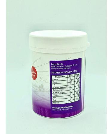 Bakers Street | HALAL | Beef Gelatin Powder 100g Tub | Premium Quality Product UK - Buy Online on GoSupps.com