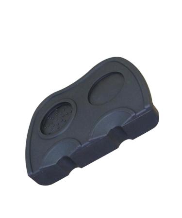 ABOOFAN Coffee Pad Coffee Mat Coffee Tamping Stand Espresso Tamper Mat Anti Mat Tamper Pad Non-Slip Black 22*16CM