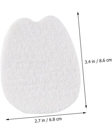 Mobestech 6 Sheets Tongue Sticker High Heel Insert Metatarsal Foot Pad Household Corn Pads Corn Removers Callus Cushions Portable Corn Cushions Sports Shoes Felt White - Buy Online on GoSupps.com