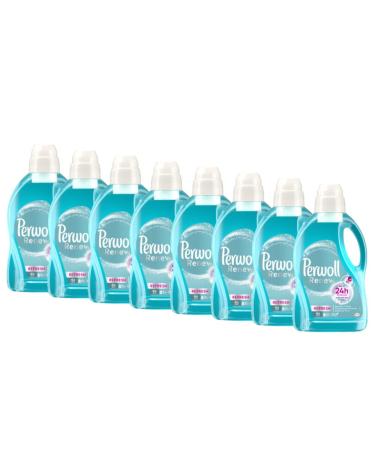 Perwoll Renew Refresh liquid detergent (8 x 25 washes) hygiene detergent for white and colored laundry with odor-neutralizing formula for intensive fresh 1.38 l (8-pack)