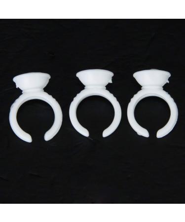100pcs Disposable Glue Ring Eyelash Extension Holders | International Shipping Available - Buy Online on GoSupps.com