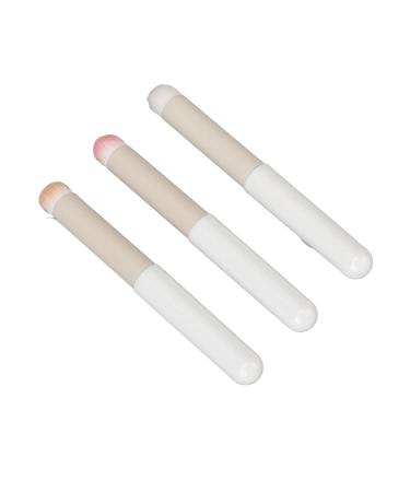 Buy Professional Lipstick Brush Set - 3 Round Lip Brushes with Makeup Sponge | Multipurpose Portable Cosmetic Tool for Flawless Application - Buy Online on GoSupps.com