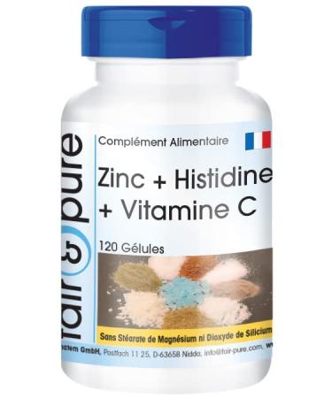 Fair & Pure - Zinc + Histidine + Vitamin C - Vegan - 120 capsules