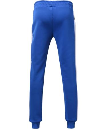 Buy Hanxiulin Men's Training Suit - Blue Polyester Jogging Set XXL | Comfortable Sweatshirt & Pants for Sports - Buy Online on GoSupps.com