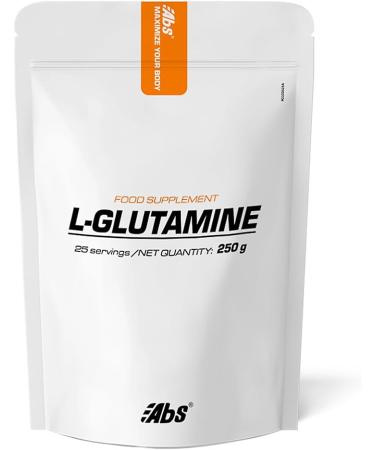 L-Glutamine Powder - 250g | 25 Portions | Natural Fermentation for Relaxation Immune Support & Muscle Recovery - International Shipping Available - Buy Online on GoSupps.com