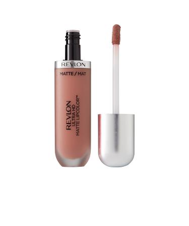 Revlon Ultra HD Matte Lipcolor, Velvety Lightweight Matte Liquid Lipstick In Nude / Brown, Forever (645), 0.2 oz Ultra HD Matte Forever (645) 0.2 Ounce (Pack of 1) - Buy Online on GoSupps.com