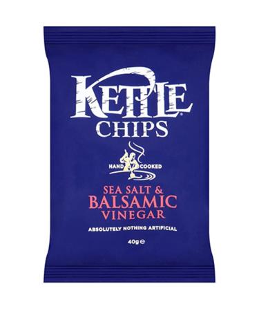 Kettle Crisps 18x40g (Sea Sat & Balsamic Vinegar of Modena)