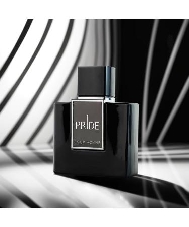 Pride Pour Homme Eau de Parfum 3.4 Fl. Oz Strong Fresh Sporty Fragrance with Apple Lavender and Cedarwood - Buy Online on GoSupps.com