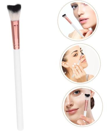 BIUDECO Fish Tail Brush Blush Brush Highlighter Nose Makeup Brush Loose Powder Brush Nose Shadow Brush White 18.50X1.00X1.00CM White - Buy Online on GoSupps.com