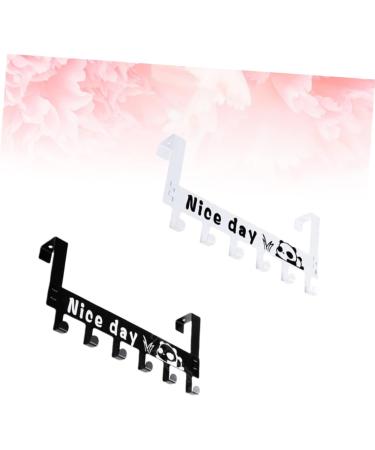 STOBAZA 2pcs Over Door Clothes Hanger Rack Over The Door Hook Home Hooks Coat Hanger Household Back Door 36X18CM As Shown - Buy Online on GoSupps.com