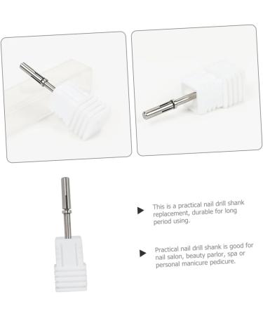 POPETPOP nail drill shank for nail salon nail shank nail drill part women manicure supplies manicure art drill shank nail art drill shank women's small metal nail Tungsten steel - Buy Online on GoSupps.com