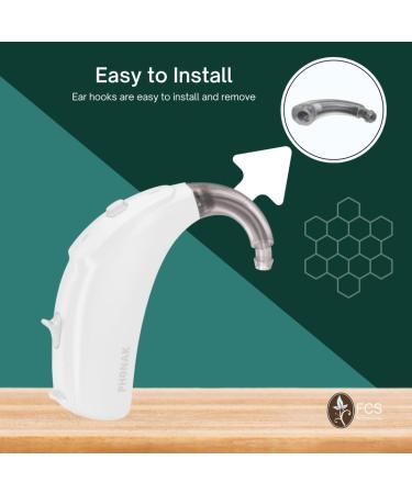 FCS Hearing Devices Ear Hook for Phonak Naida V50 UP BTE - Durable Replacement Accessory | Easy Install | Anti-Howling Design - Buy Online on GoSupps.com