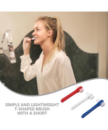PopetPop 3-in-1 Toothbrush & Denture Cleaner | Double-Sided Dental Care Tool for Adults | Effective False Teeth Cleaning Device - Buy Online on GoSupps.com