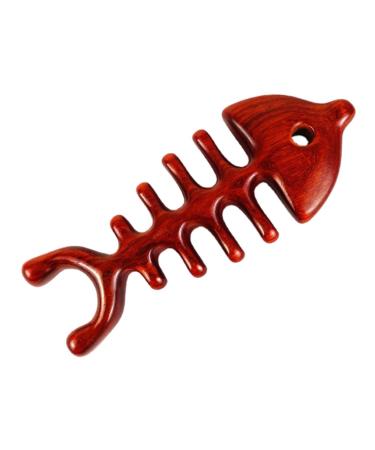 Minkissy 1 x massage comb body massager face massage device salon hair brush hairdressing brushes creative tractors for children sandalwood comb head rosewood cosmetics children's hair comb