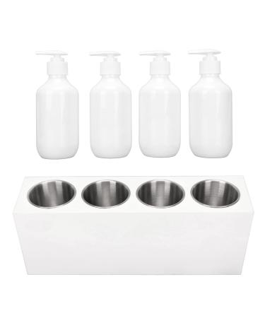 4 Hole Massage Oil Heater with Essential Oil Bottle 9 Speed Temperature Adjustment Fast Heating Spa Massage Oil Warmer