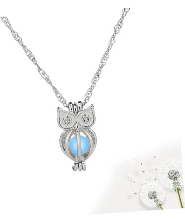 FOYTOKI Necklaces Owl Head Pendant Hollow Pendant Owl Necklace Jewelry Accessories Multicolor - Buy Online on GoSupps.com