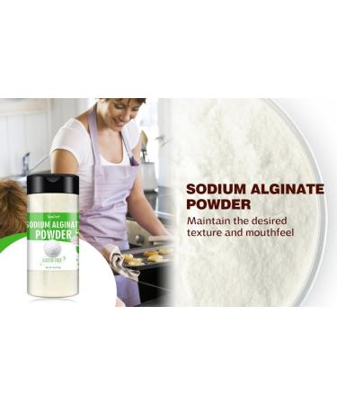 Poudre d'alginate de sodium 113 4 g d'alginate de sodium pur de qualit alimentaire agent g lifiant naturel pour desserts fabrication de sph res de caviar cr me glac e pains de viande - Buy Online on GoSupps.com