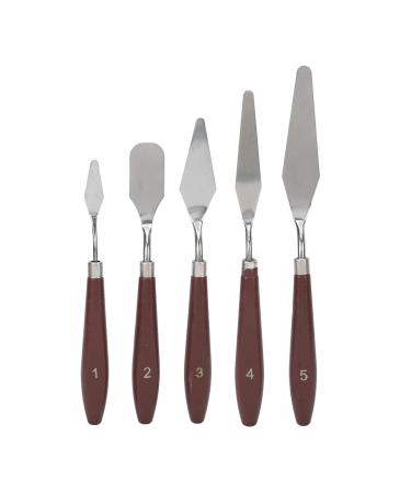 5 pieces of wax spatula multifunctional cake glaze spatula mixed scraps for decorating baking cosmetics foot care tinkering pen body hair removal