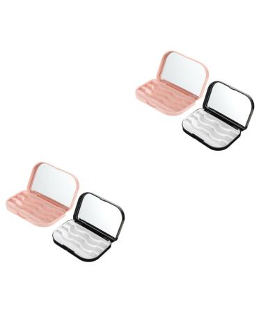 POPETPOP 4 Pcs Eyelash Storage Box Eyelashes Magnetic Eyelash Display Case Cosmetic Organizer False Lash False Eyelashes Eyelash Holder Eyelash Curler Miss As Raw Material Portable 11x7cmx2pcs As Shownx2pcs