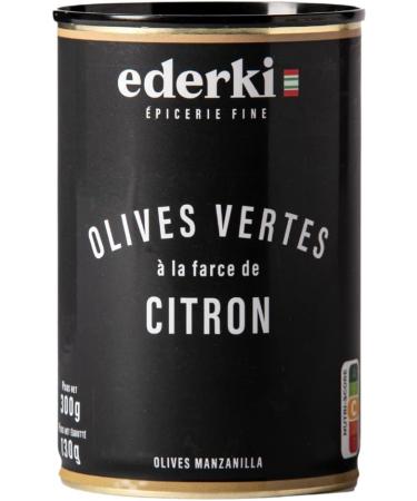 Green Olives Stuffed with Lemon 300g x 6 - Buy Online on GoSupps.com