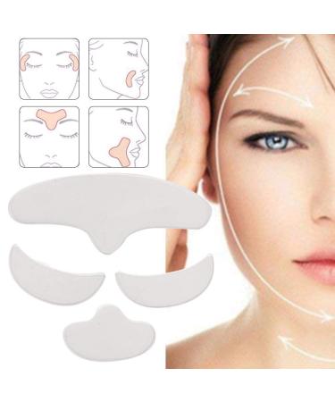 4PCS Anti-Aging Silicone Patches | Skin Tightening Forehead & Eye Pads | Washable Anti-Fold Face & Chin Treatment for Fine Lines - Buy Online on GoSupps.com