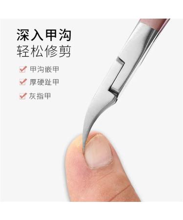 Professional Nail Art Clipper Nipper Dead Skin Shear Polishing Sanding Stainless Steel Nail Cutter Scissors Manicure Care Tools (Color : C4) - Buy Online on GoSupps.com