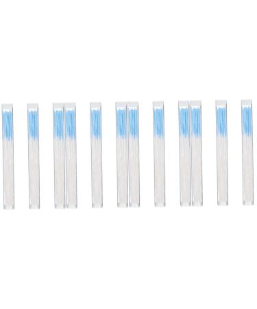 Healifty 720 Pcs Ear Piercing Cleaning Line Cleaning Tool Nose Rings for Men Ear Cleaner Tool Ear Care Tool Ear Care Solution for Pierced Ears Ear Odor Removal Tool Pierced Ear Clean Tool 12X1.5CMx4pcs Sky-bluex4pcs