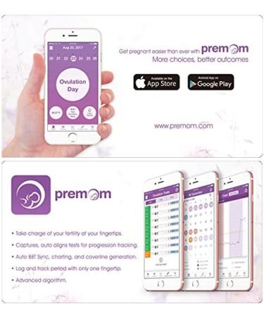 Pregnancy Test Strips - 30-Pack Individually Wrapped Kit - Over 99% Accurate - Premom Ovulation Predictor App - 30 Count - Buy Online on GoSupps.com