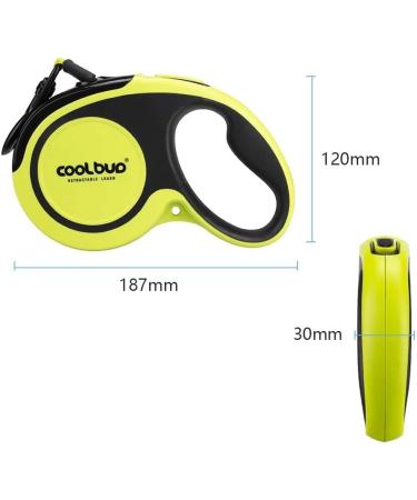 Pecco Retractable Dog Lead 5M Extendable Dog Lead Heavy Duty Leash for Medium& Large Dogs 16 feet Extensive Dog Leash with One Button Brake & Lock System Up to 50KG - Buy Online on GoSupps.com
