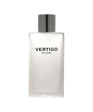 Vertigo Milano - EDT Spray Cologne for Men - Classic Woody Scents - Blend of Cedarwood Sandalwood Amber Vanilla and Musks - 3.4 oz
