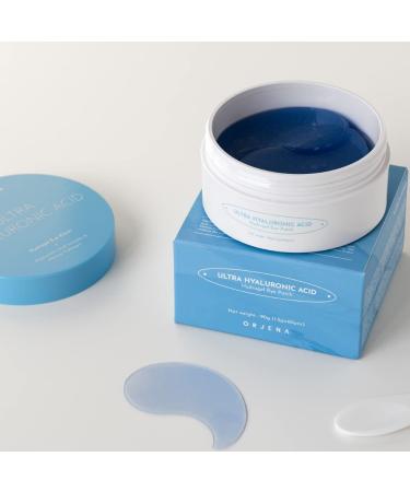 OJRN ORJENA Ultra Hyaluronic Acid Hydrogel Eye Patch 30pairs Under Eye Gel Pads for Dark Circles Wrinkles Fine Line Puffiness - Buy Online on GoSupps.com