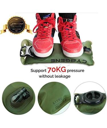 Buy Cybgene 3L Drinking Bladder with Hose | Insulated Water Container for Hiking & Cycling | Leak-Proof & Easy Fill - Gr n - Buy Online on GoSupps.com