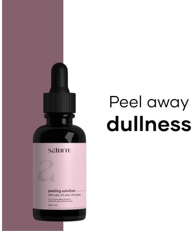 Saturn by GHC Peeling Solution for Face | 10-Minute Facial | Chemical peel for face for glowing skin | Exfoliating serum | For Women | At-home facial | 30ml - Buy Online on GoSupps.com