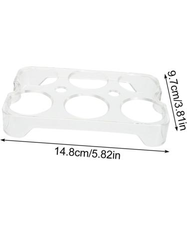 Uonlytech Egg Holder Fridge 3pcs Egg Storage Box Storage Bins Refrigerator Egg Tray Refrigerator Egg Holder Food Container Box - Buy Online on GoSupps.com