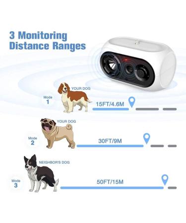 Antibell for Dogs - 3 Ultrasonic Anti-Bark Device with Adjustable Frequency & 33ft Range - Effective Sonic Bark Control - Buy Online on GoSupps.com