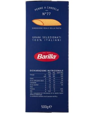  Italian Gourmet E.R. 5 x Candle Penne Barrel Paste No. 77 100% Italian Noodles 500g + Italian Gourmet Polpa 400g - Buy Online on GoSupps.com