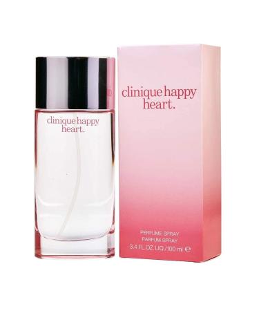 New Item CLINIQUE HAPPY HEART PERFUME SPRAY 3.4 OZ HAPPY HEART/CLINIQUE PERFUME SPRAY 3.4 OZ (W) Citrus 3.4 Fl Oz (Pack of 1)